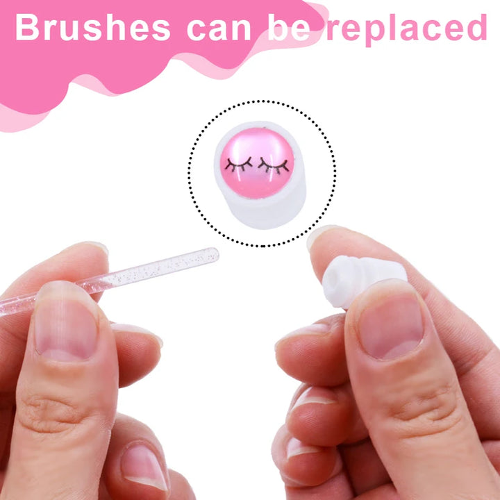 20Pcs Dust-Proof Eyelash Brush Tube