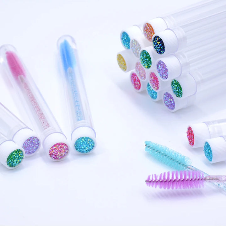 20Pcs Dust-Proof Eyelash Brush Tube