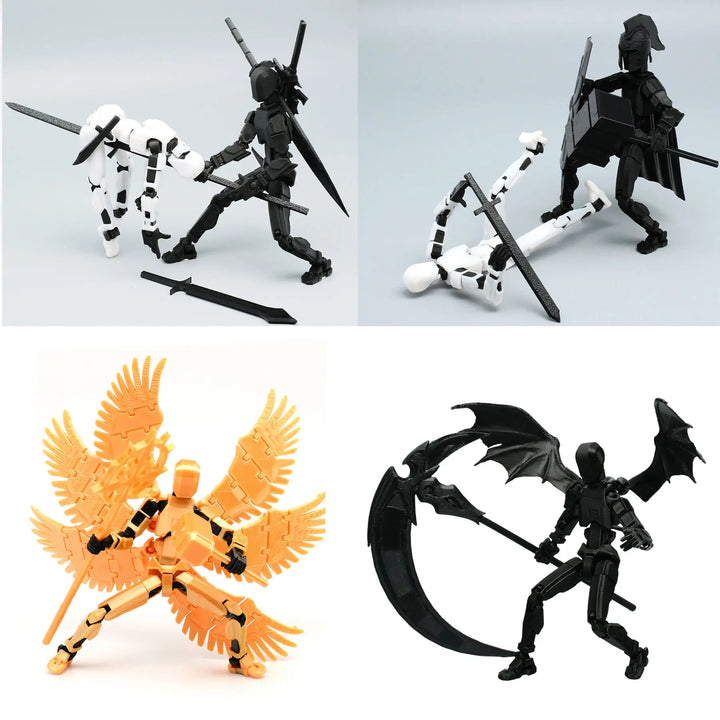 Multi-Jointed Shapeshift Robot 3D Figures