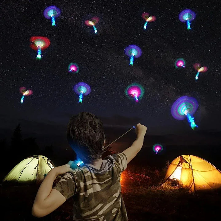 Amazing Light Arrow Rocket Helicopter Flying Toy LED Gifts