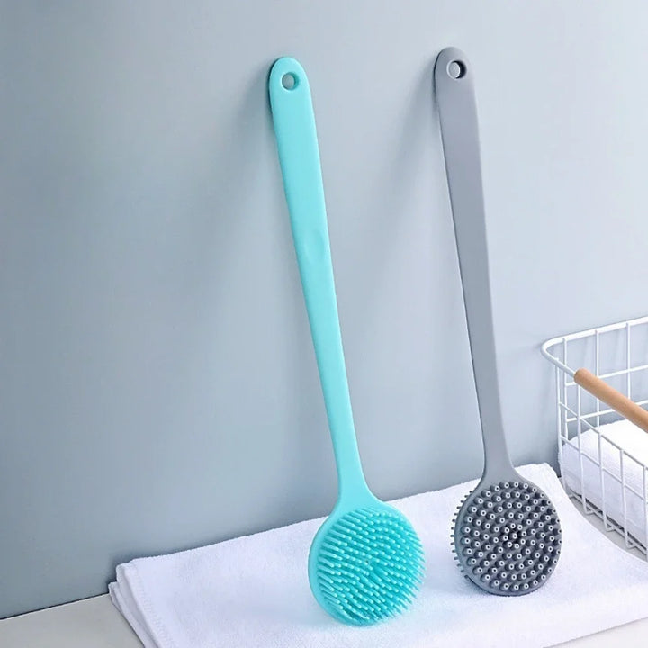 Silicone Back Scrubber with Long Handle