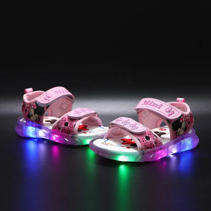 Disney Mickey Minnie LED Sandals