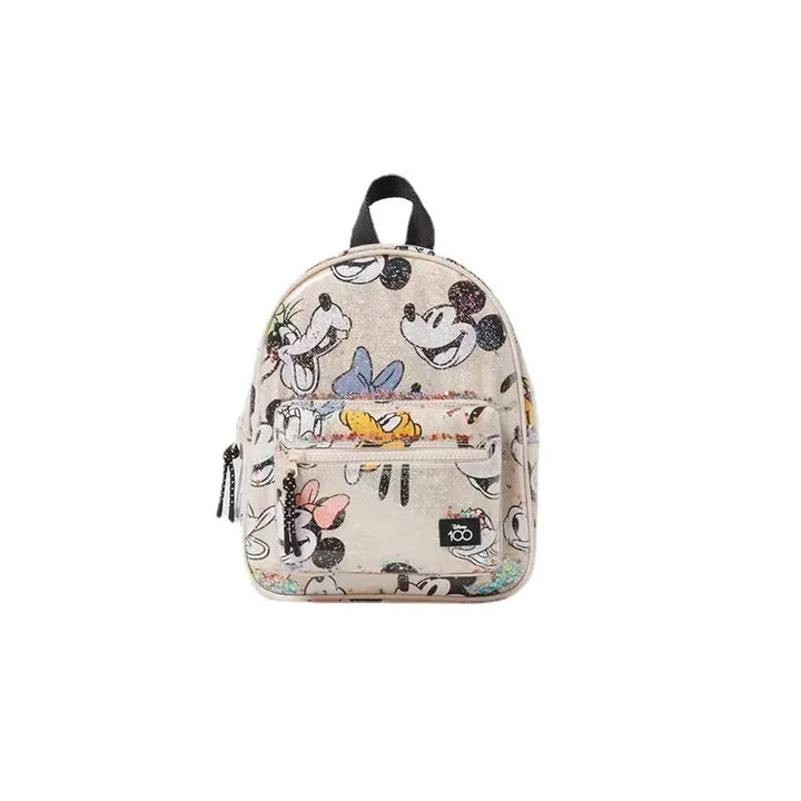 Disney Girls Backpack Mickey Mouse Print Travel Cartoon Mini Backpack