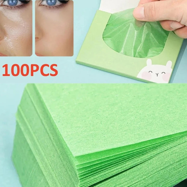 Face Oil Absorbing Paper Anti-Grease (100 sheets)