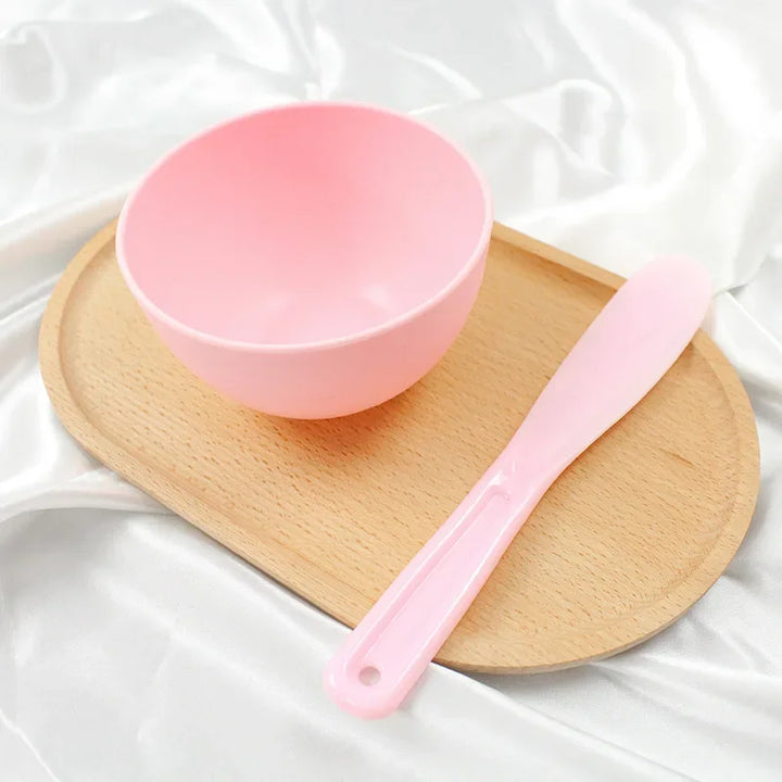 Colorful Silicone Face Mask Bowl Mixing Set