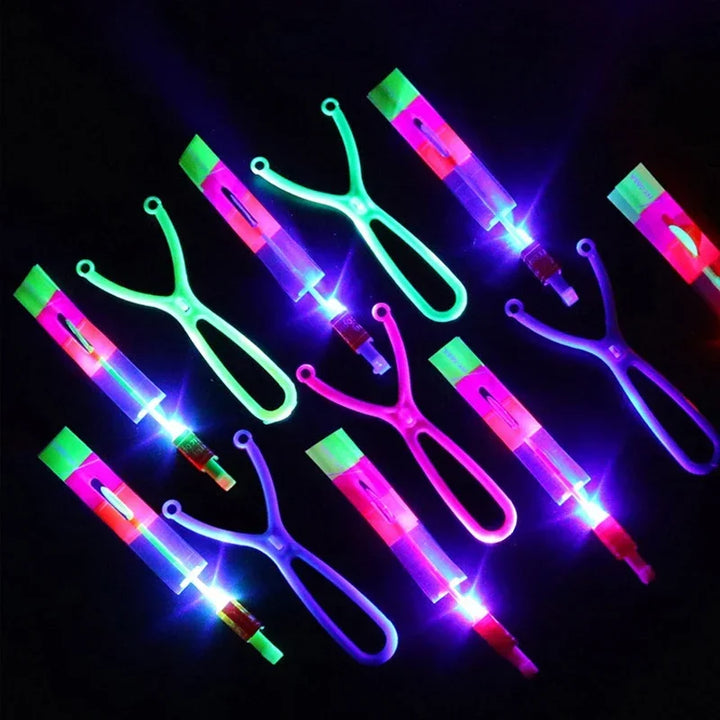 Amazing Light Arrow Rocket Helicopter Flying Toy LED Gifts