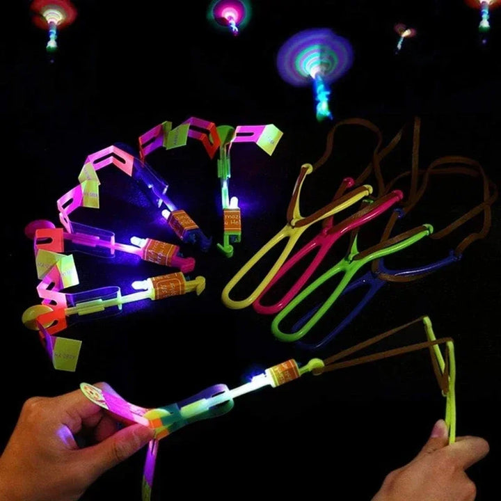 Amazing Light Arrow Rocket Helicopter Flying Toy LED Gifts