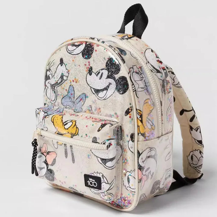 Disney Girls Backpack Mickey Mouse Print Travel Cartoon Mini Backpack