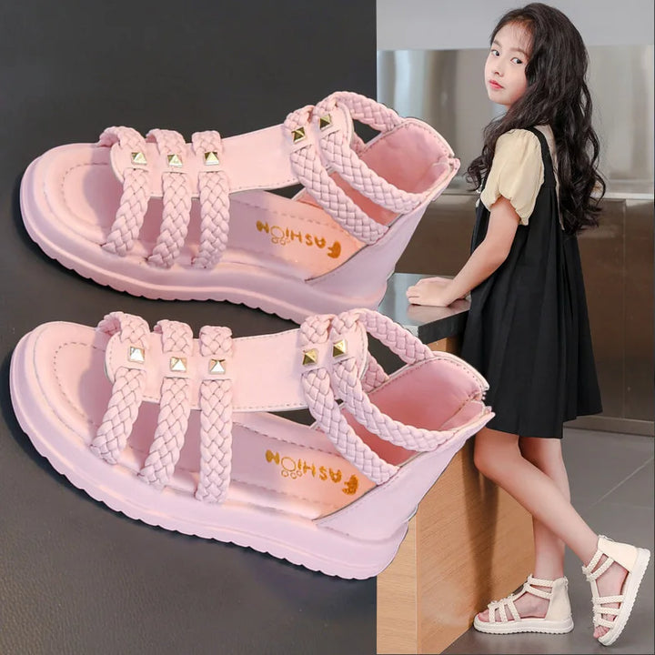 Girls Roman Sandals Summer Fashion