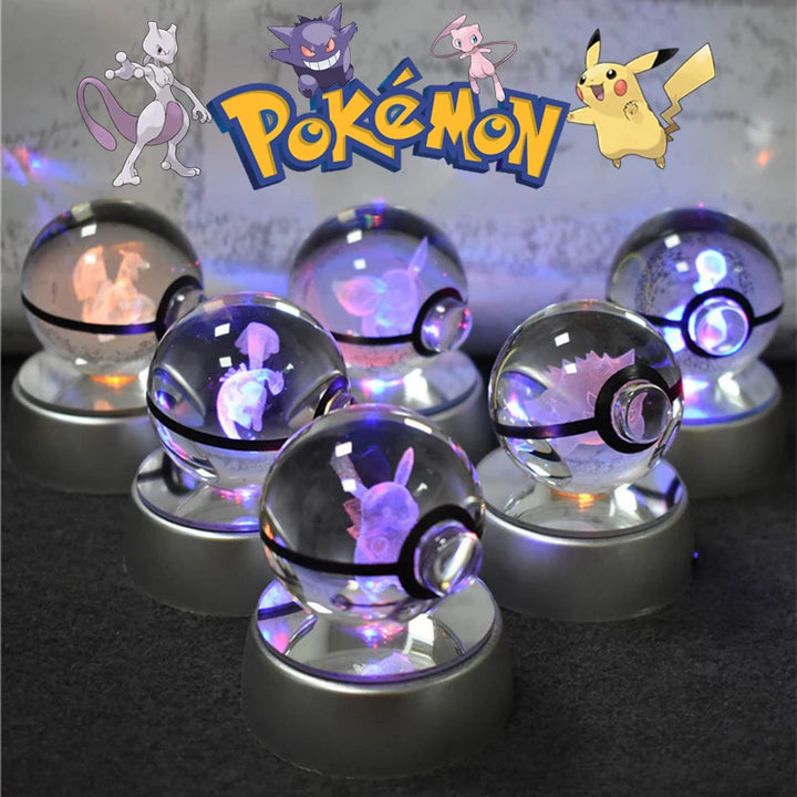 Pokemon 3D Crystal Ball Pikachu