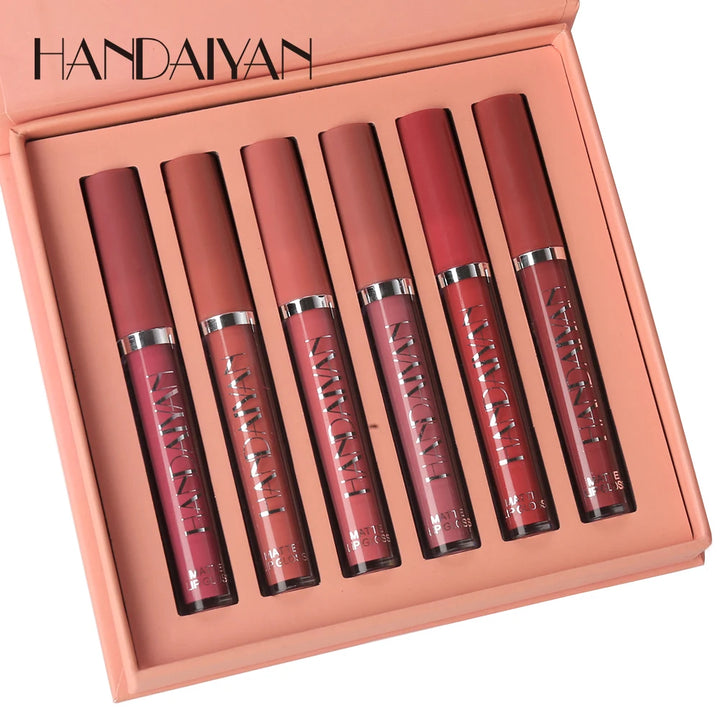 Set of 6 Nonstick Cup Liquid Lipsticks