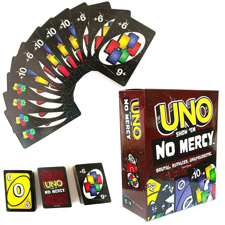 Uno No mercy Game Board Family Entertainment Card Toys