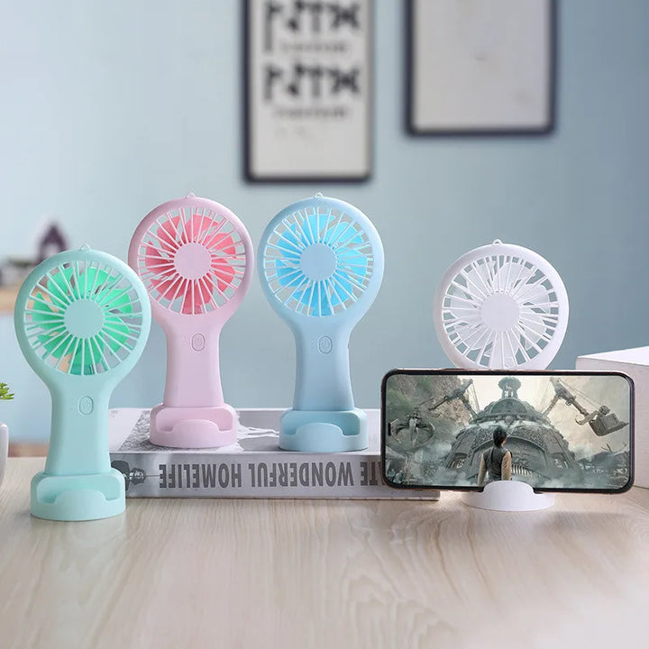 Handheld Mini Fan Portable USB Charging