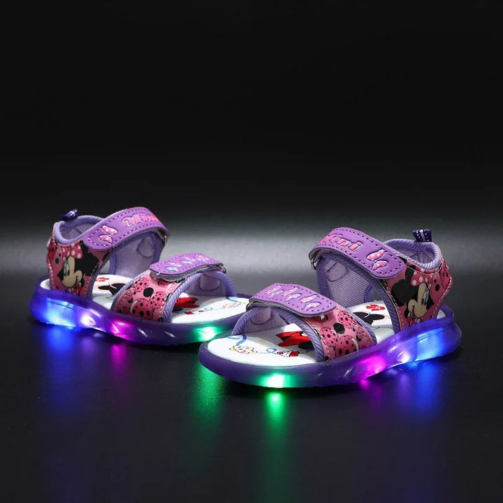 Disney Mickey Minnie LED Sandals