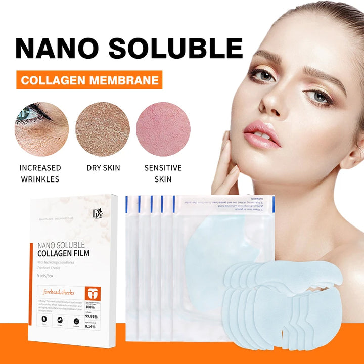 Nano Hydrolyzed Collagen Protein Film Mask Serum Spray