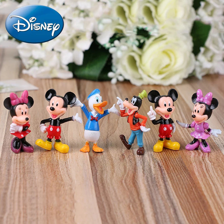 6pcs/set Disney Mickey Minnie Cake Decoration