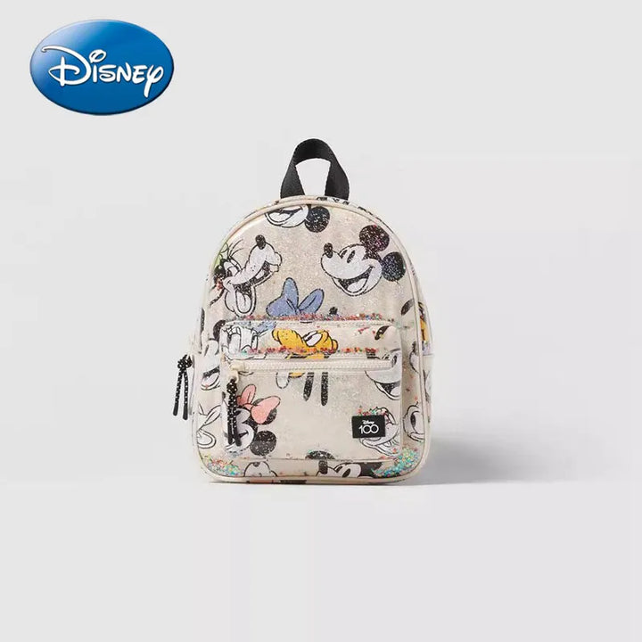 Disney Girls Backpack Mickey Mouse Print Travel Cartoon Mini Backpack