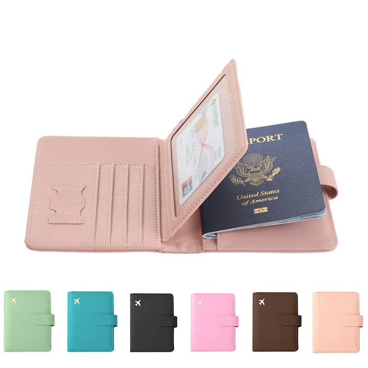 Leather Passport Holder Covers Case