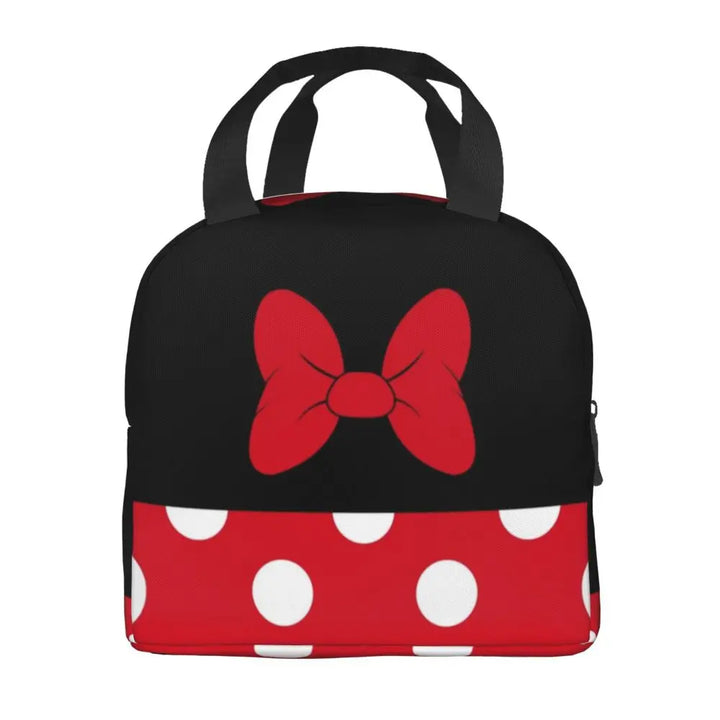 Cartoon Minnie Lunch Boxes Waterproof Insulated Lunch Bag Kids School