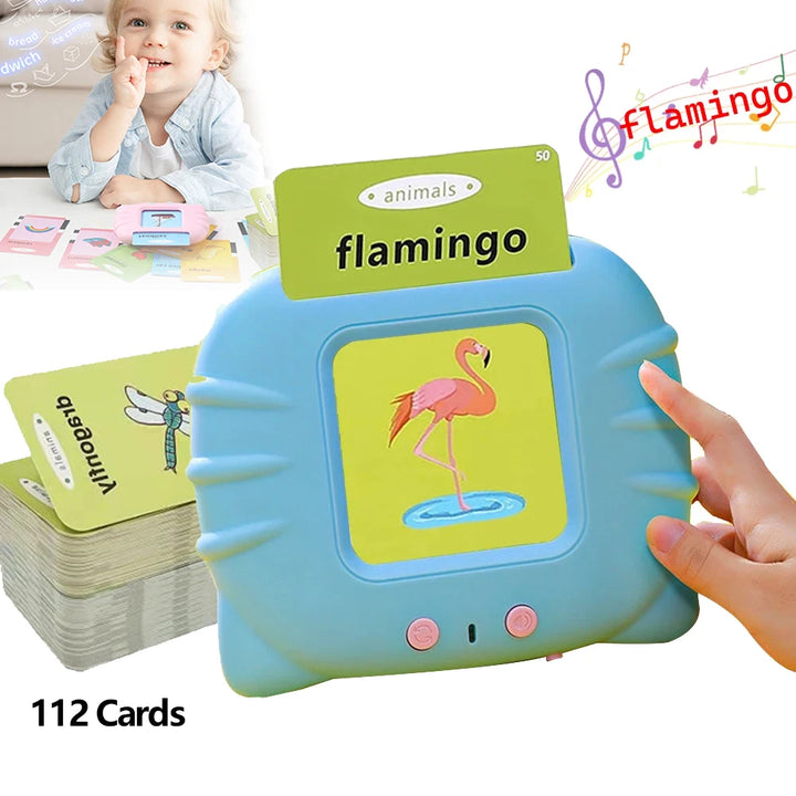 Flash Card Learning Toys Talking Flashcards English Audio Book