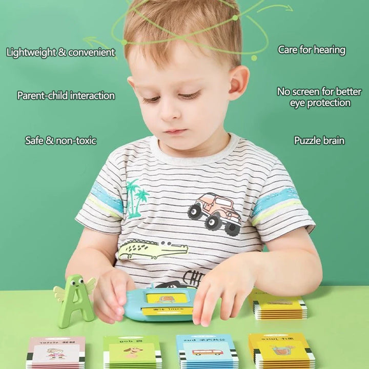 Flash Card Learning Toys Talking Flashcards English Audio Book