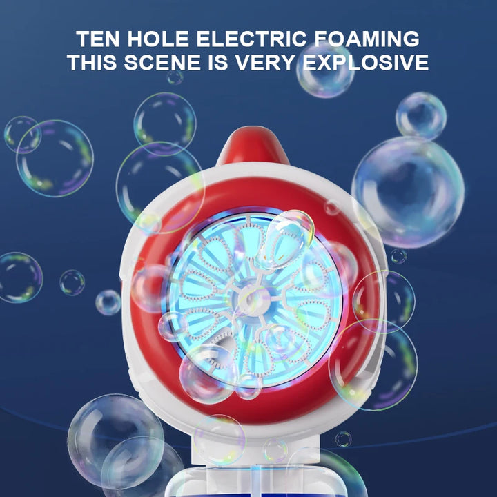 Astronaut Electric Bubble Gun Bubbles Machine Outdoor Children Gift