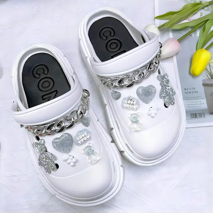 Fashion Charms Sandals Outdoor Women Slippers