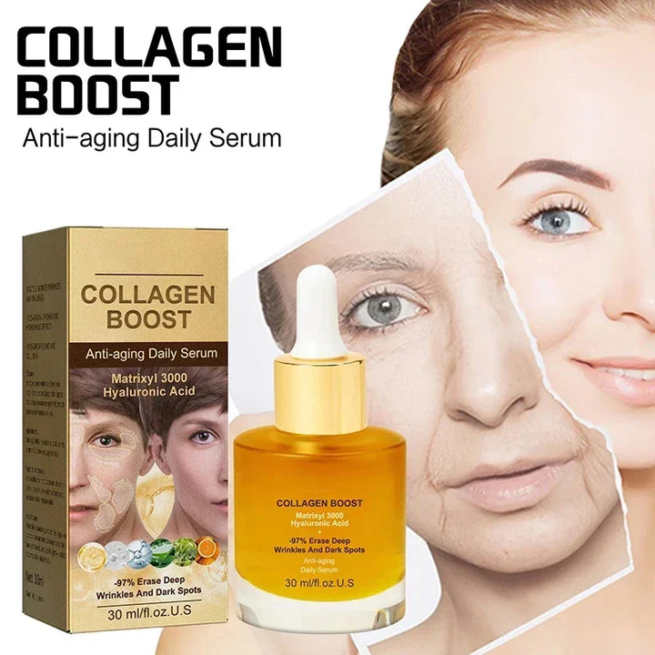 Collagen Face Serum Fade Fine Lines Brightening