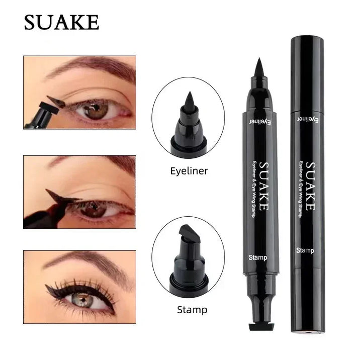 2-in-1 Winged Stamp Liquid Eyeliner Pen