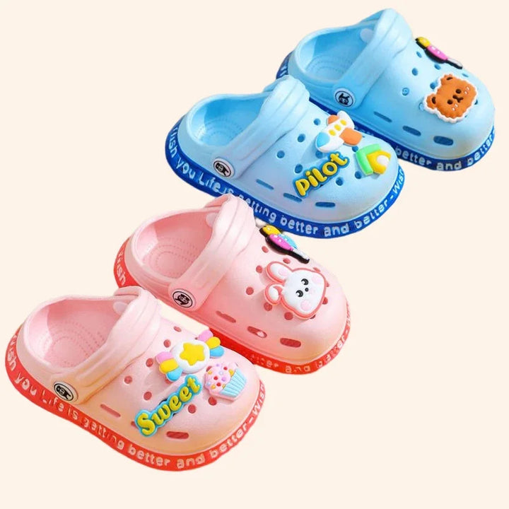 Kids Sandals Cartoon Anti-Skid Beach Shoes Boys Girls