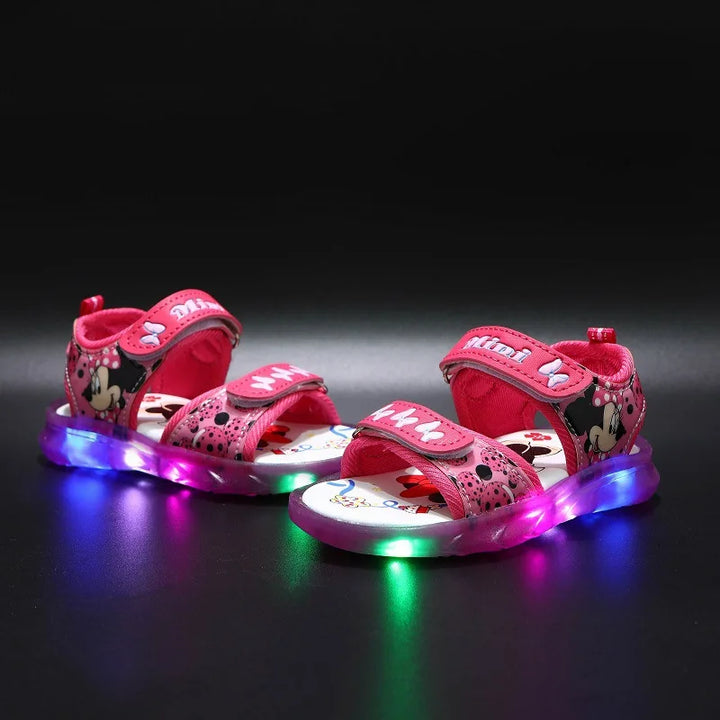 Disney Mickey Minnie LED Sandals