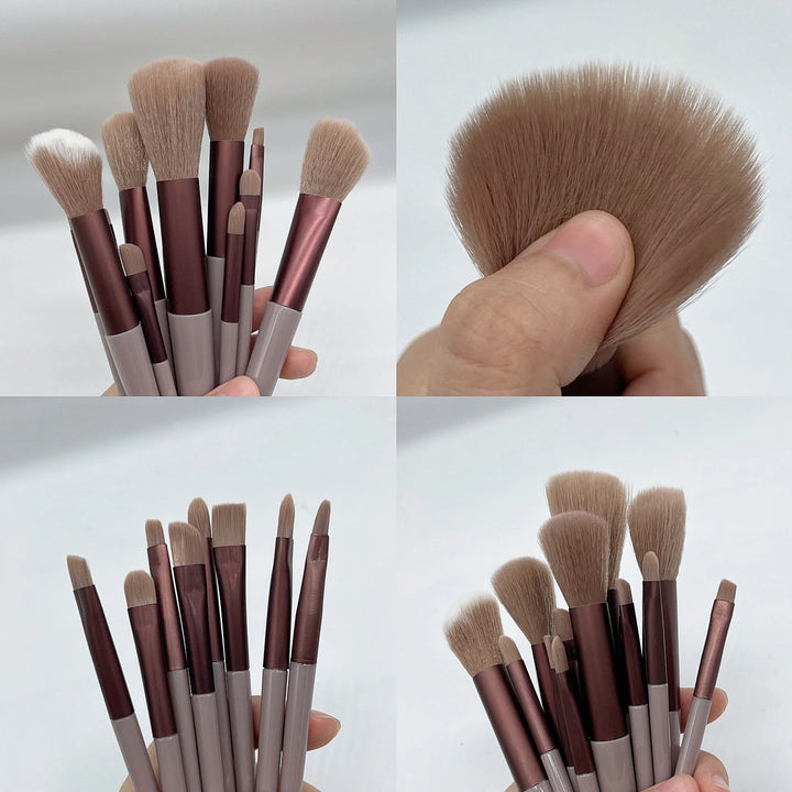 13 PCS Makeup Brushes Set with Bag