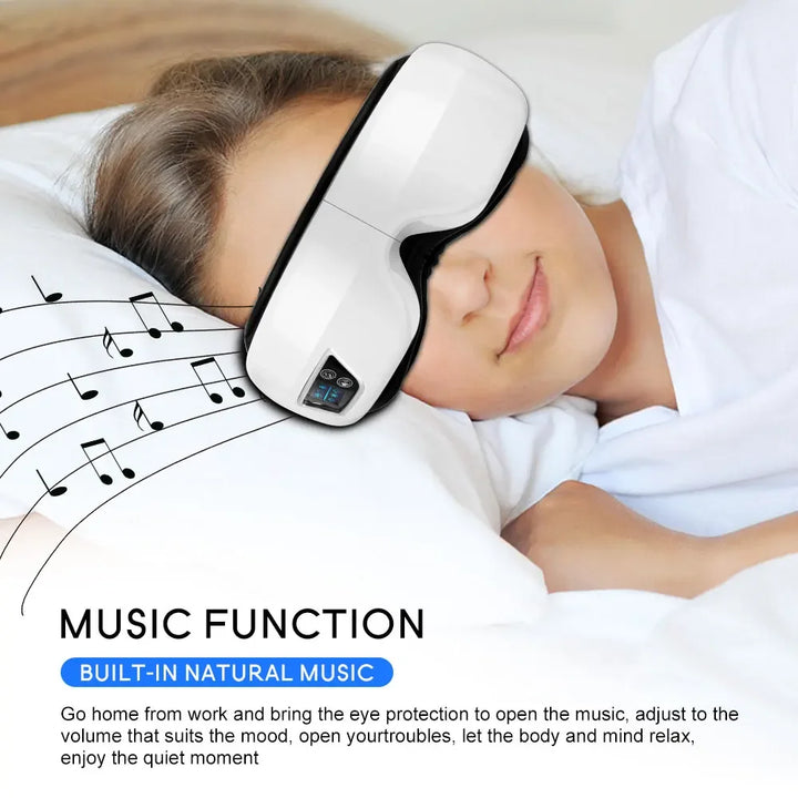 Eye Massager 6D Smart Airbag Vibration Bluetooth Hot Compress