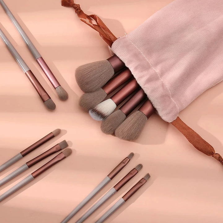 13 PCS Makeup Brushes Set with Bag