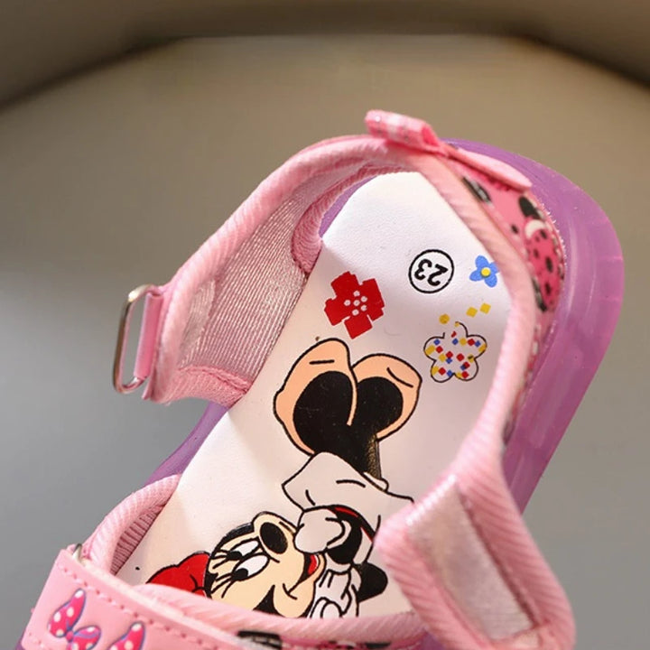 Disney Mickey Minnie LED Sandals