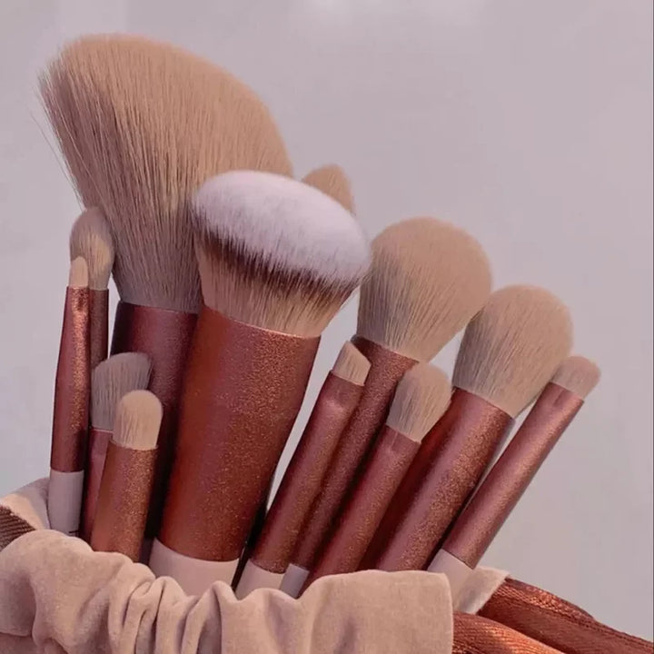 13 PCS Makeup Brushes Set with Bag