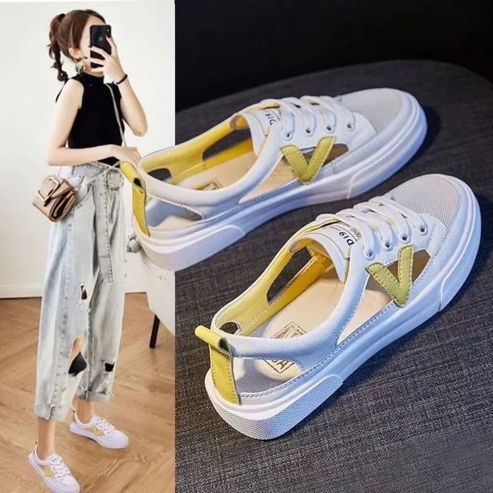 Fish-mouth Sandals Metal Decorative Transparent Shoes