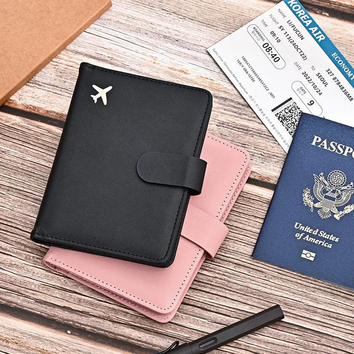 Leather Passport Holder Covers Case