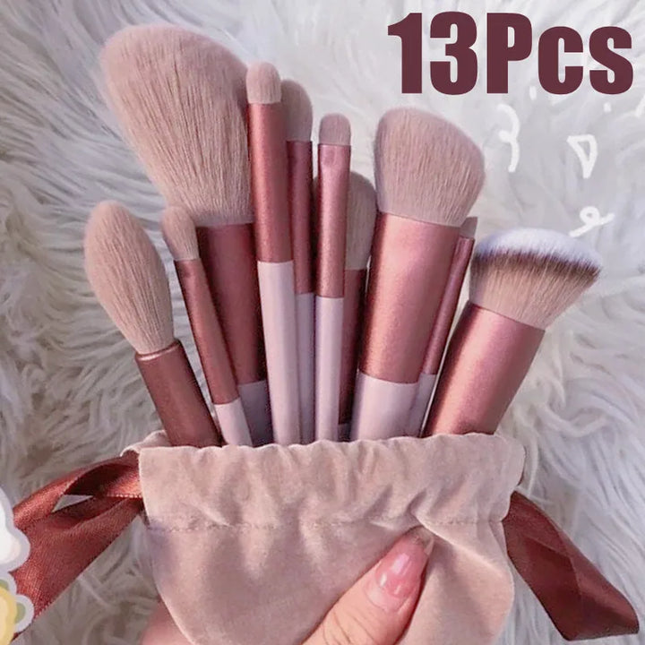 13 PCS Makeup Brushes Set with Bag